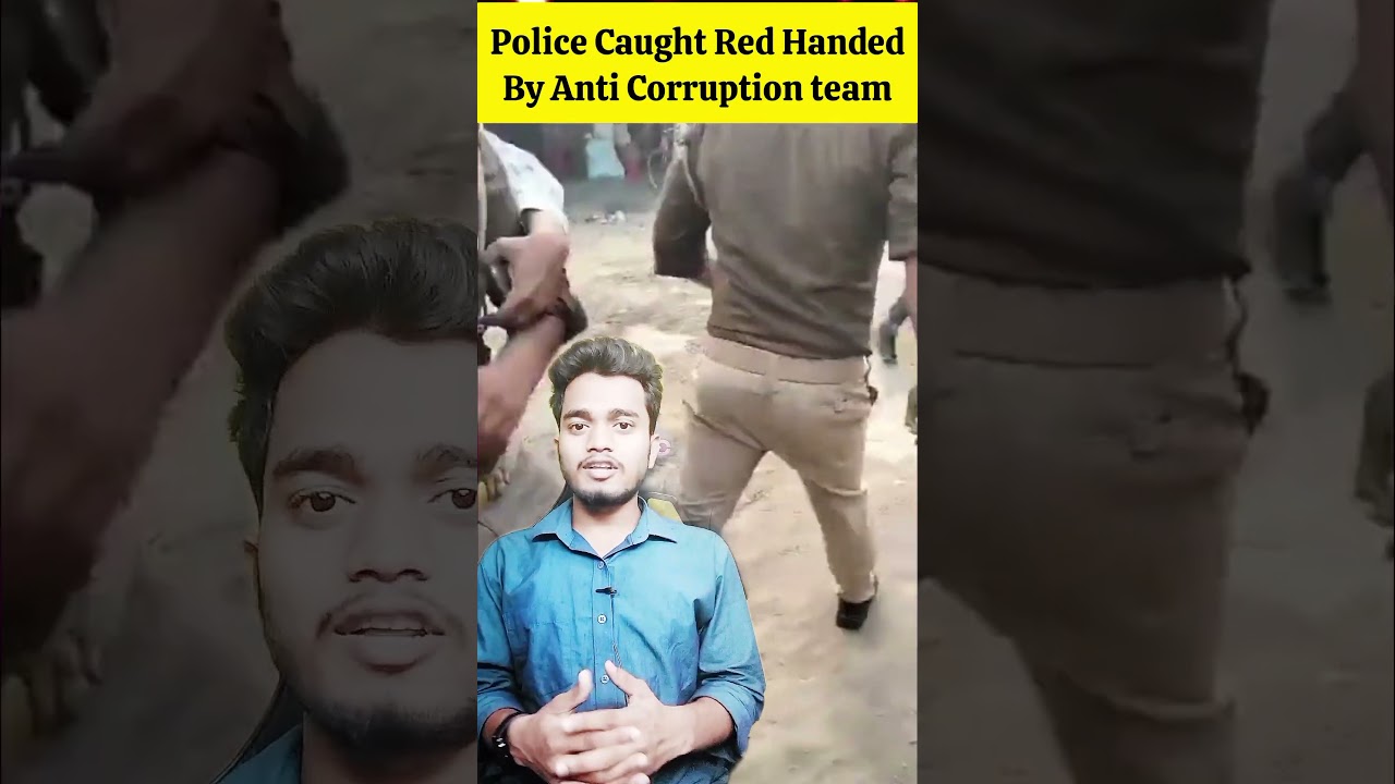The corruption team Caught police Officer taking bribe #shorts #Newstechz