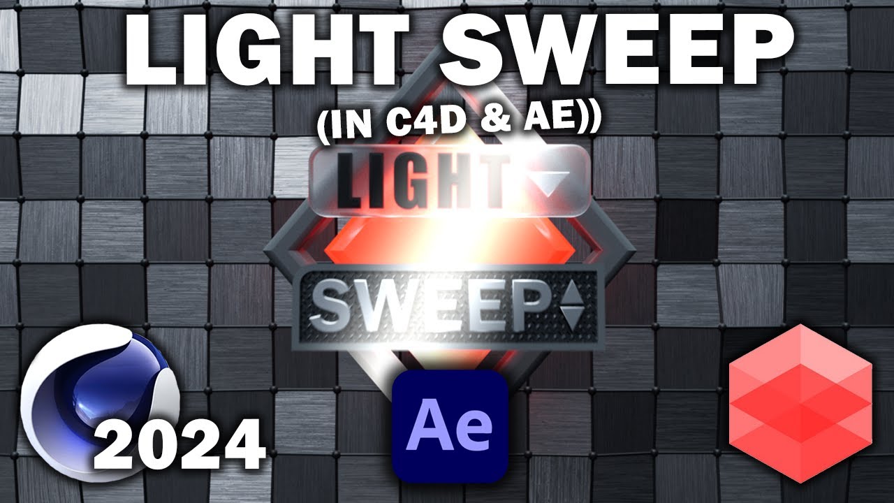 Cinema 4d 2024: Light Sweeps (In C4d & AE!)