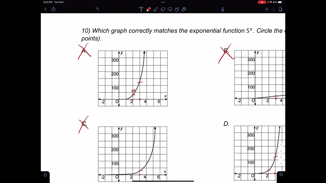 Algebra 1 Topic 6 Test Review