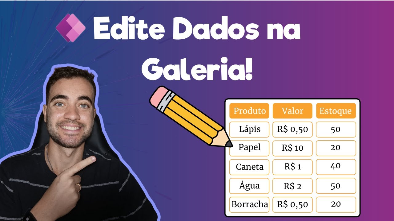 Como Editar Registros Direto na Galeria no Power Apps