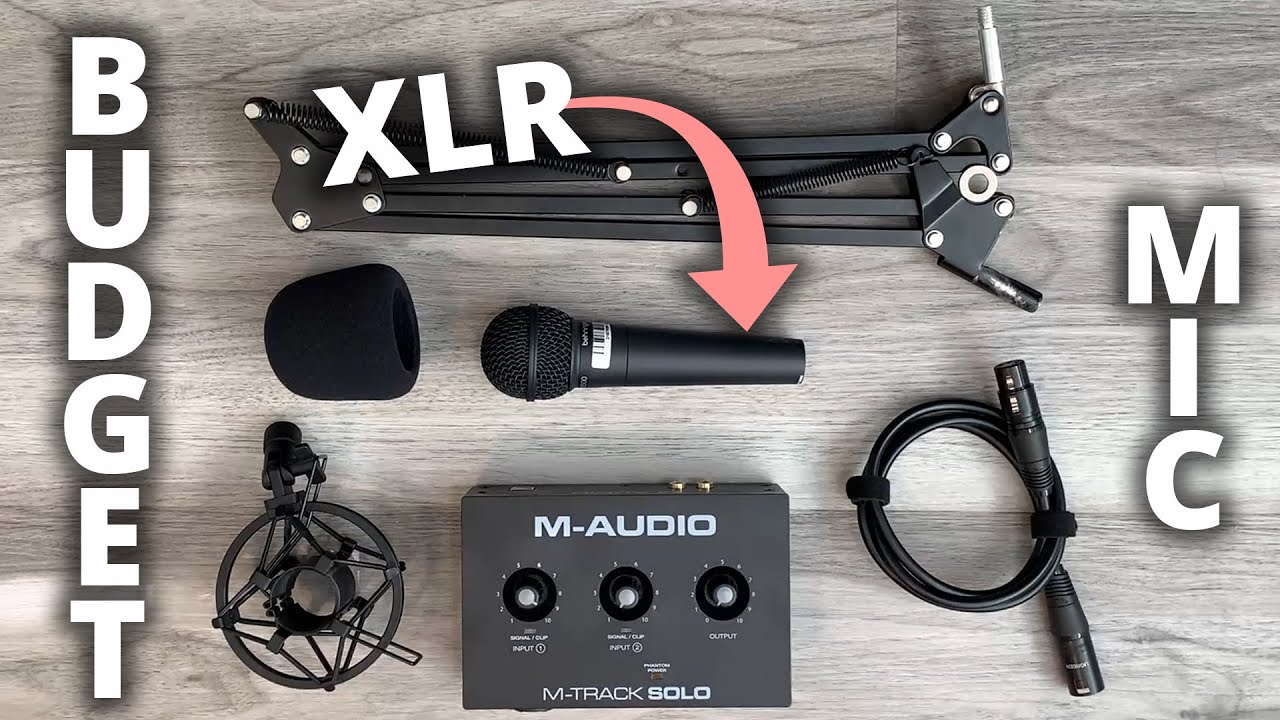 Best Budget (~$100) XLR Microphone Setup + Tutorial
