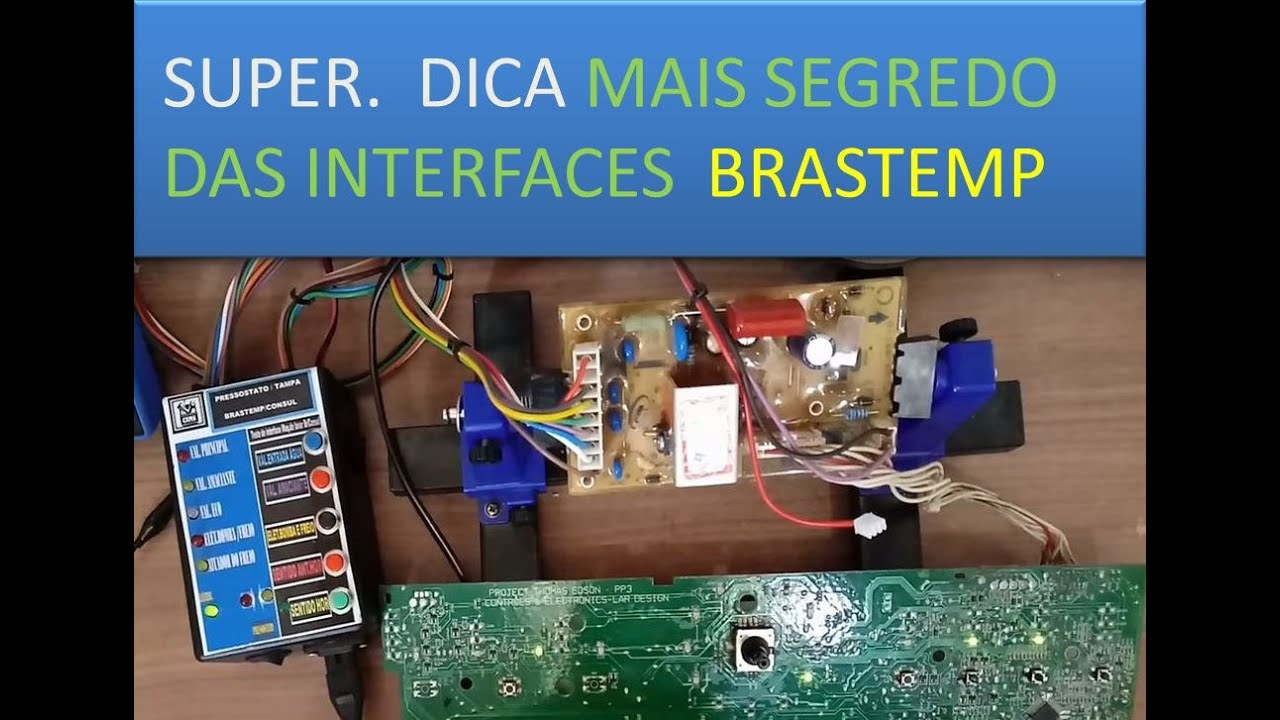 Conserto Interface brastemp e consul #RESOLVIDO