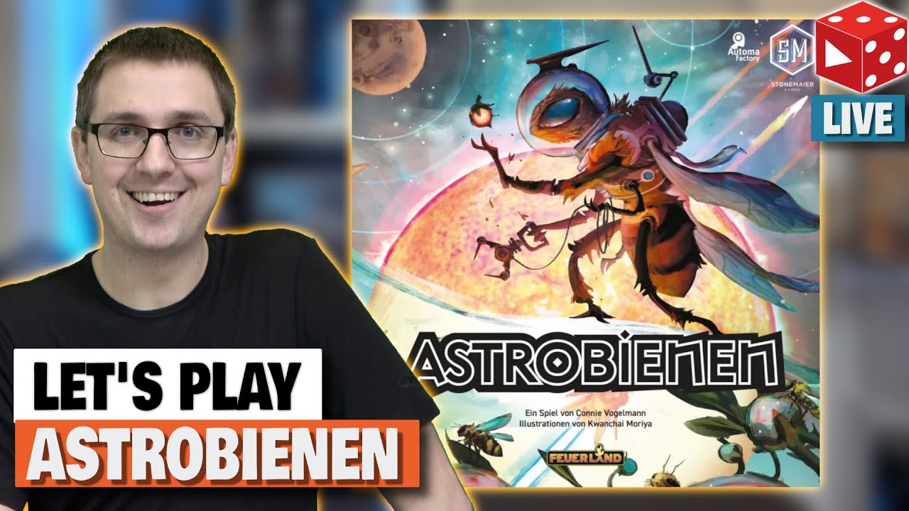 Astrobienen - Live Let's Play inklusive Erklärung mit dem Brettspielfranken & Fen