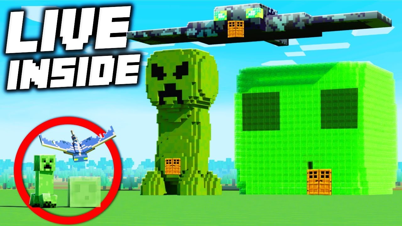 10 Ways to Live Inside Mobs in Minecraft 1.14!