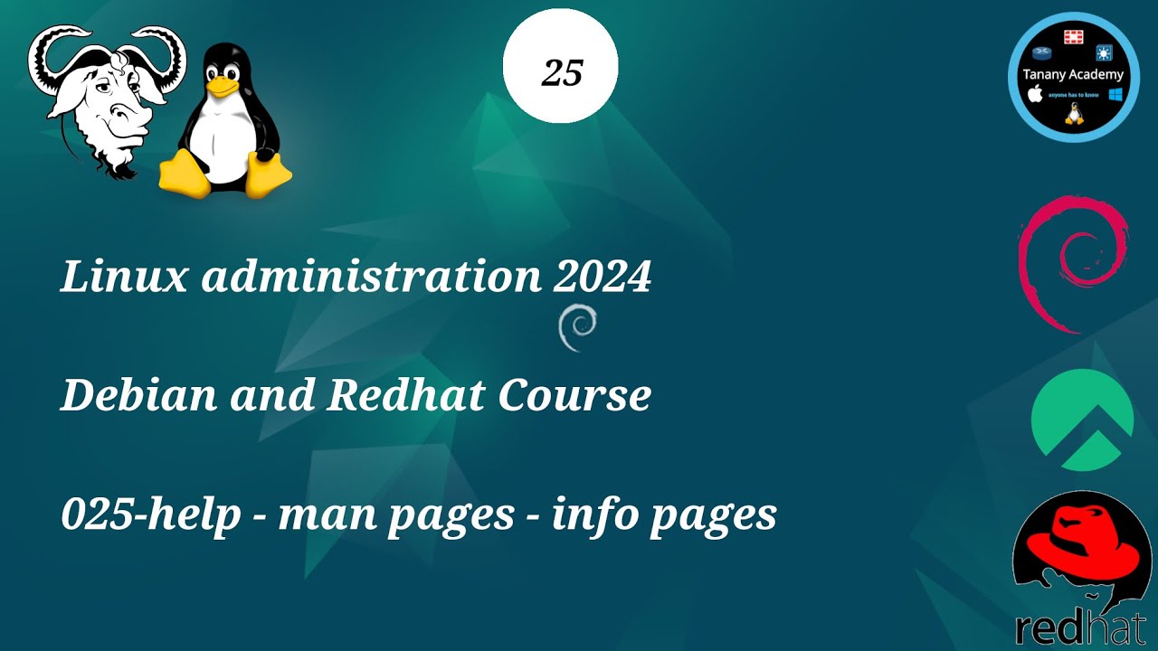 025-help, man pages, info pages - Linux Course 2024