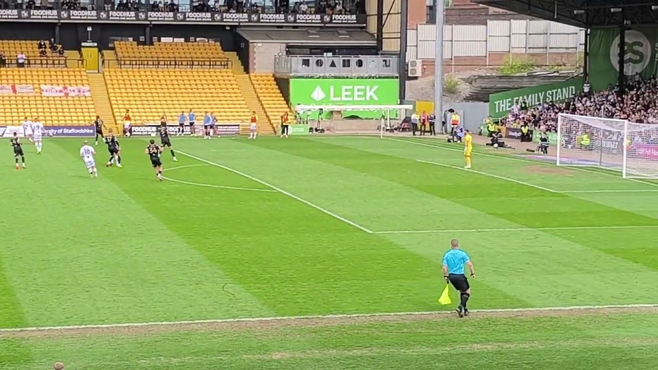 Port vale v Bromley ,first half