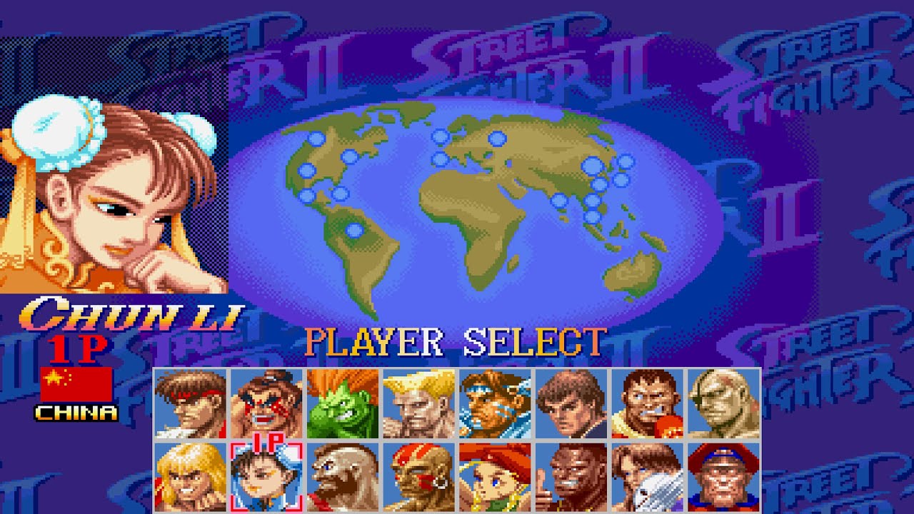 Hyper Street Fighter 2 - Chun Li Arcade Mode (Normal)