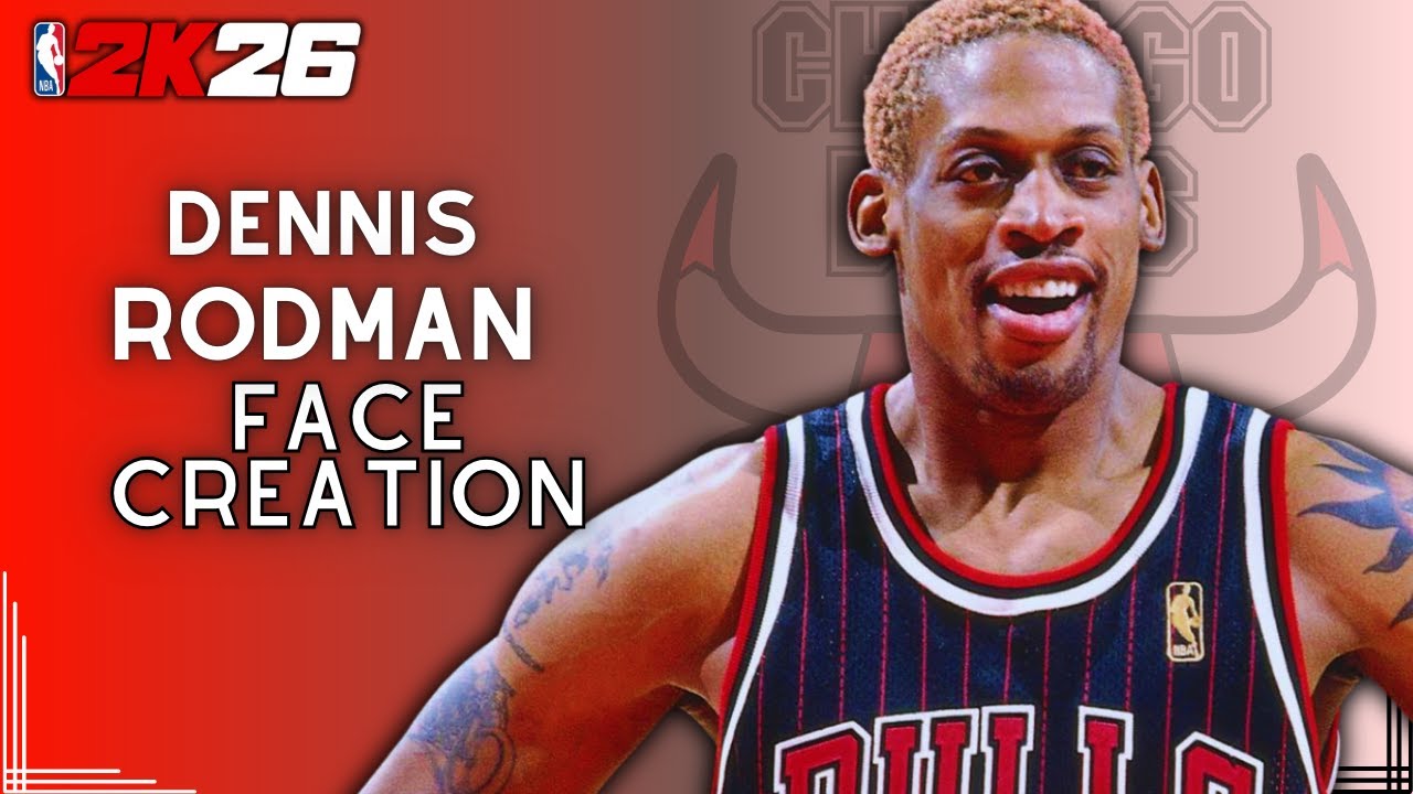 Лучшее создание лица Денниса Родмана в NBA 2k26!