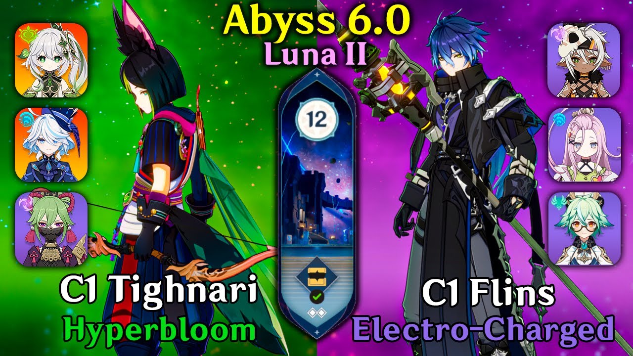 Is Tighnari Still META? | Abyss 6.0 Clear with C1 Tighnari & C1 Flins | Genshin Impact