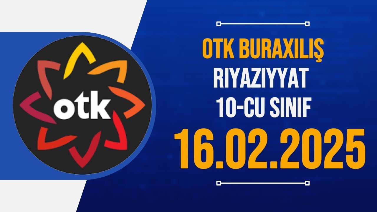 16 fevral otk 10-cu sinif riyaziyyat