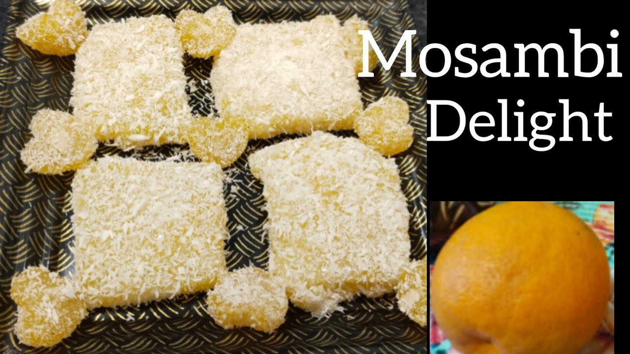 Mosambi delight recipe 👍|| mosambi jelly ||Sweet lime jelly 