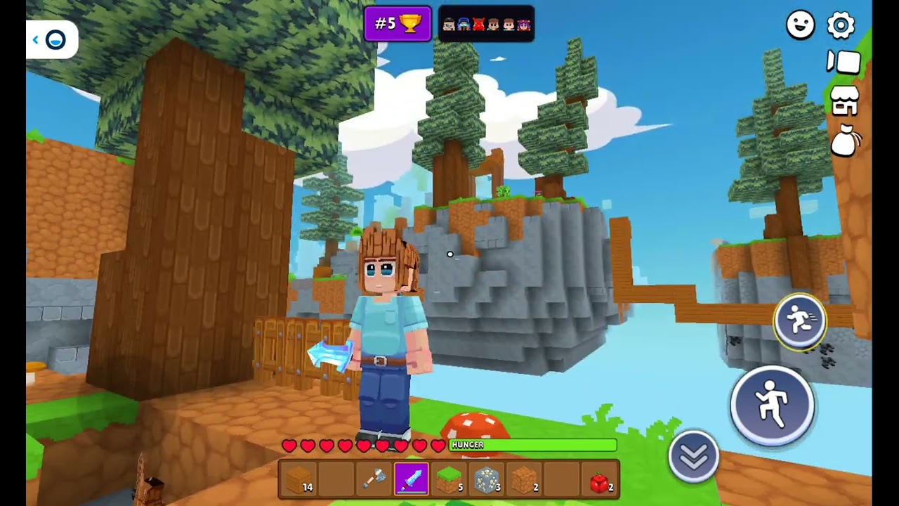 Minefun.io pertand to be noob 