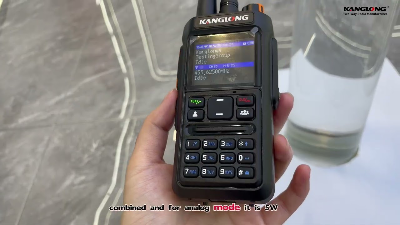 Unedited Water Test: KANGLONG PG-60 IP68 Hybrid PoC + Analog Radio-Global Band Support