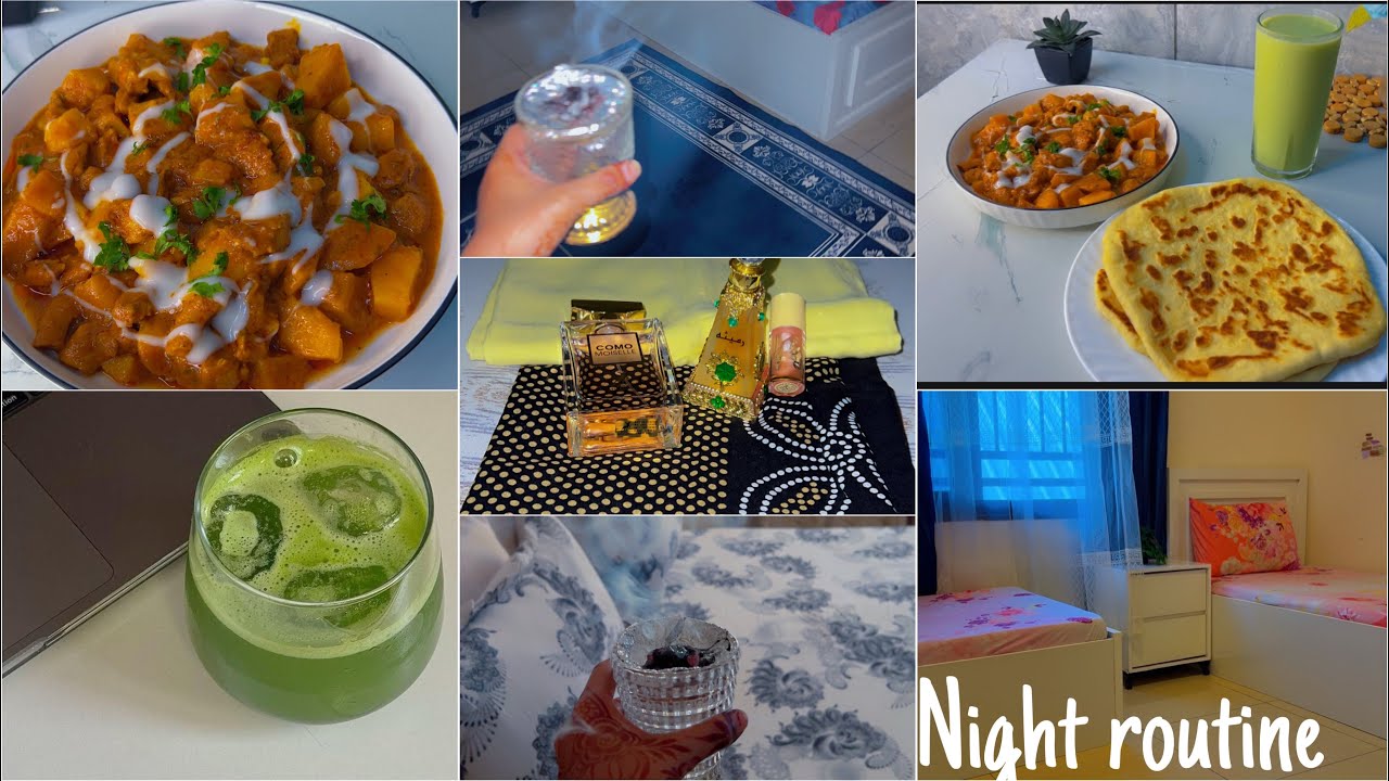 | simple night routine🌌🥰 | casho fudud butter chicken iyo ceesh somali si fudud u sameyo🫓🥘