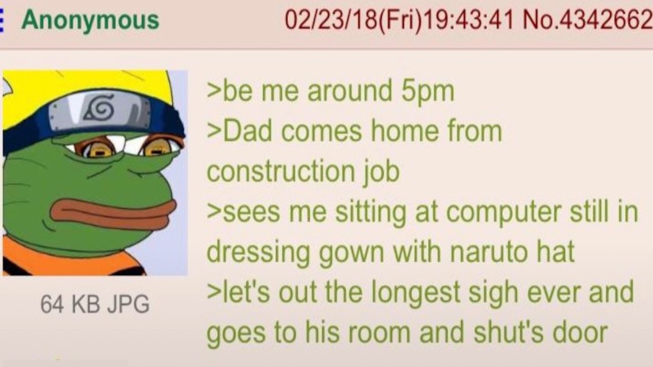 4chan neckbeards disappoint their parents - Greentext Posts