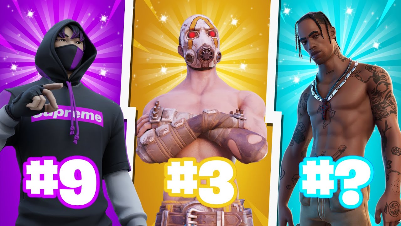 The Most TRYHARD Male Skins In Fortnite 2021