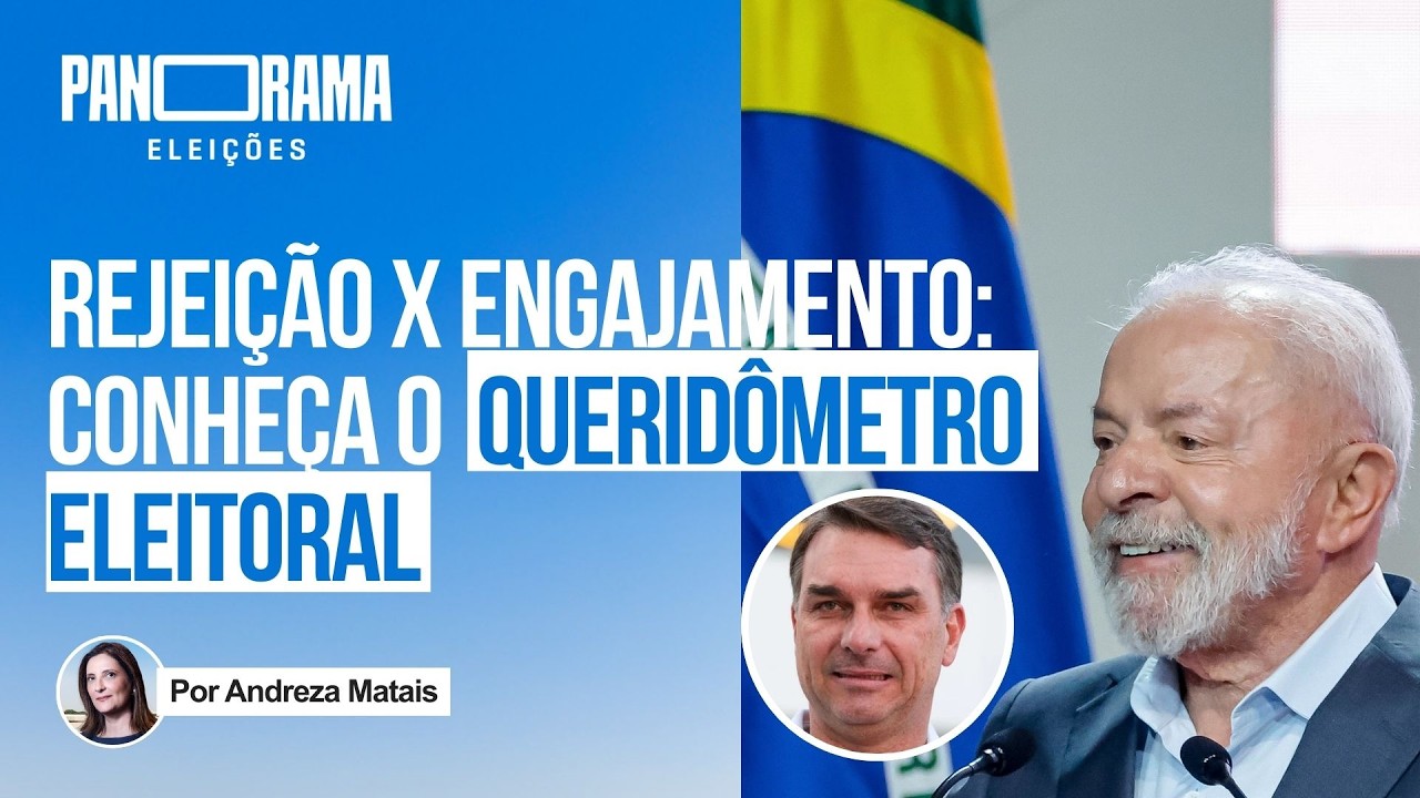 Queridômetro político: como o público reagiu a Lula, Flávio e Renan
