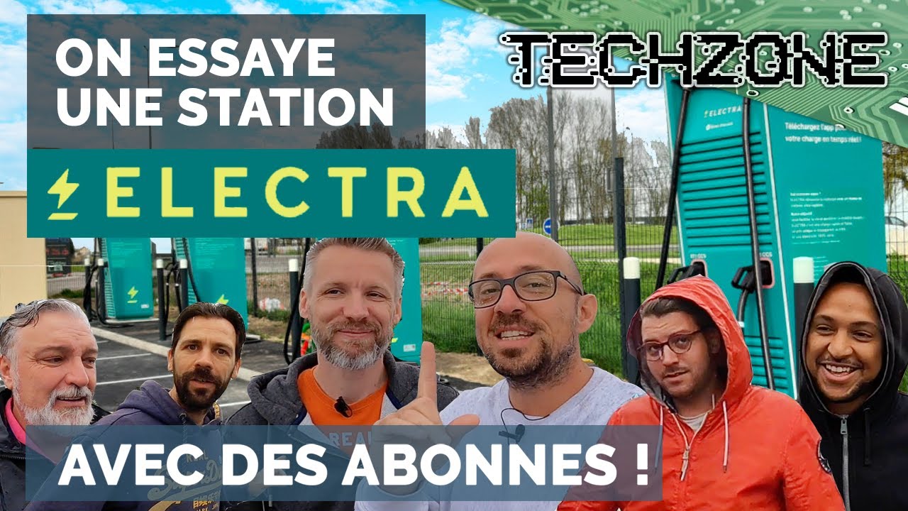 Station Electra : on essaye la recharge avec réservation avec des abonnés !