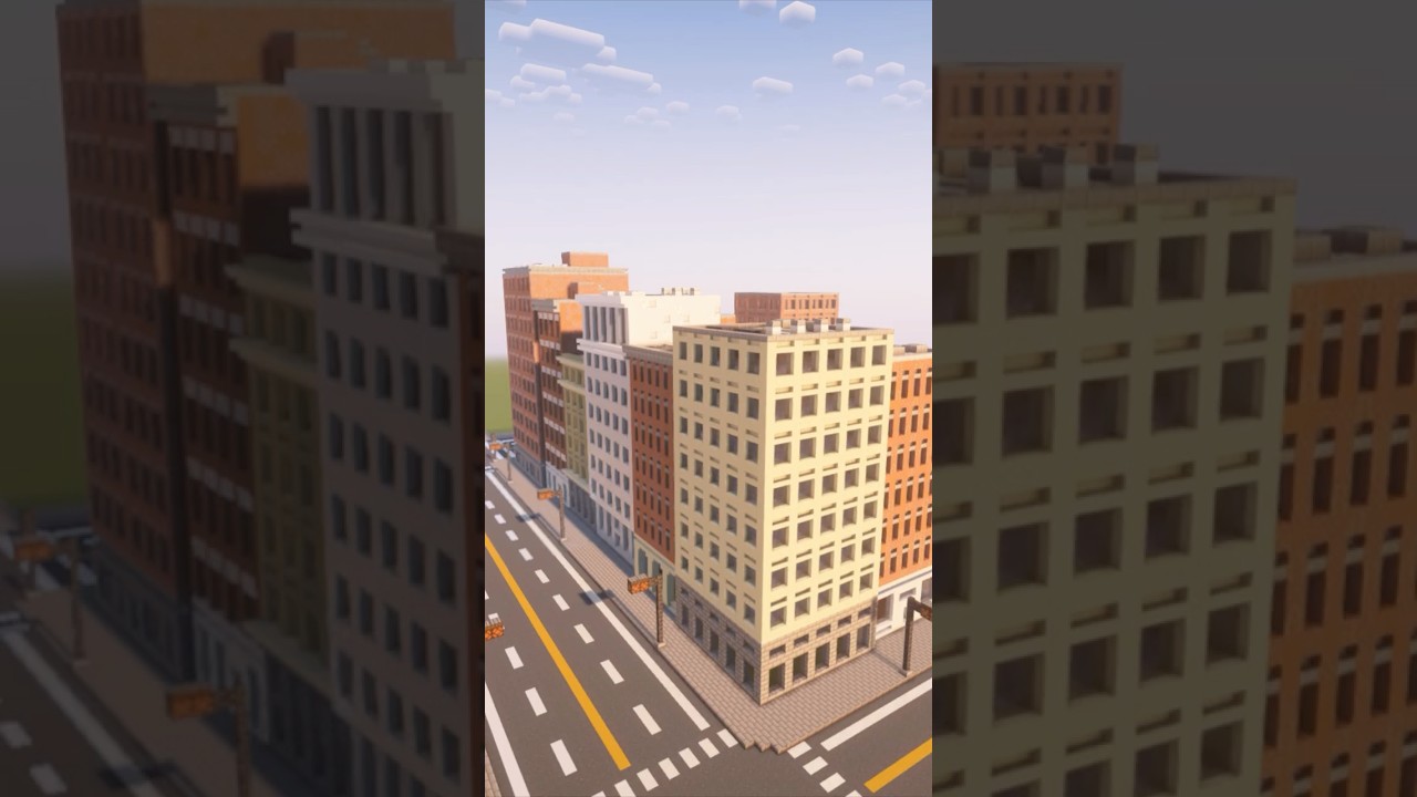 Minecraft City Build - Downtown | Timelapse |