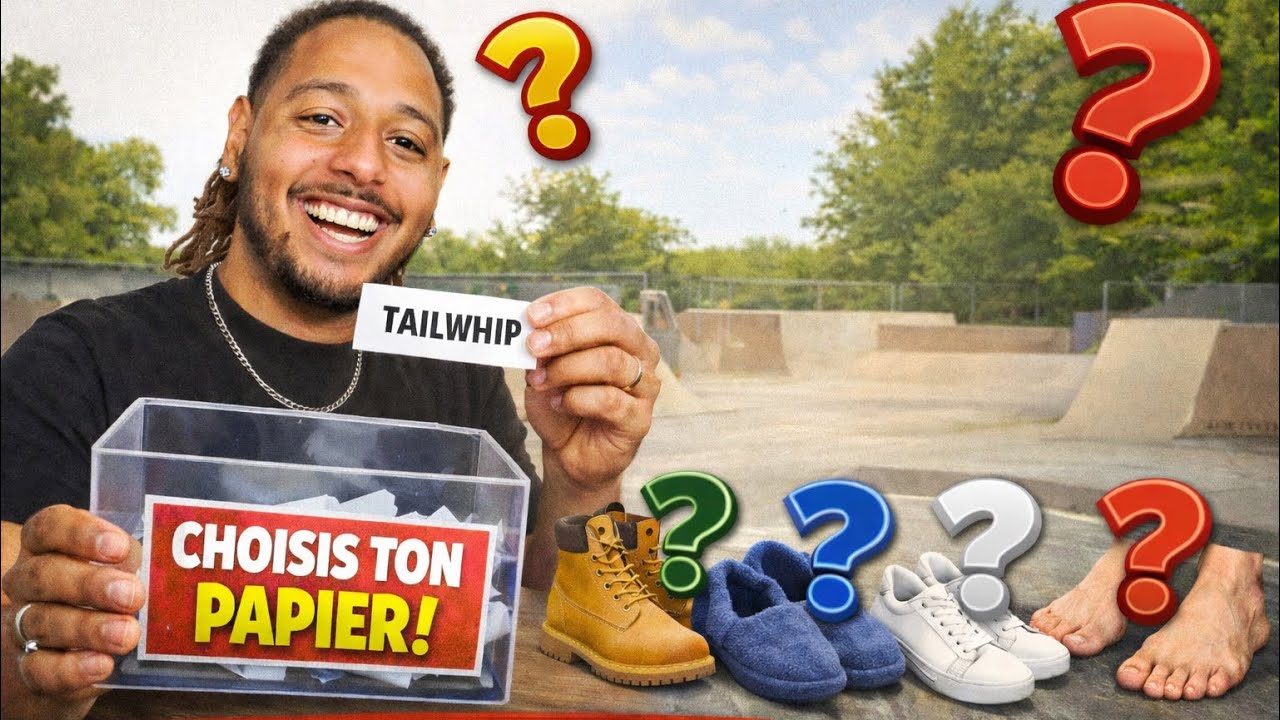 Avec quel chaussures je vais rider ? 😅 (j’ai mal au pied) 