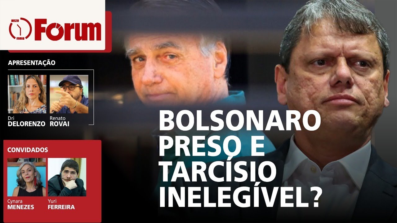 Tarc&iacute;sio CEO fake | Michelle e Fl&aacute;vio querem ser o nome de Bolsonaro | F&oacute;rum Onze e Meia | 17.11.25