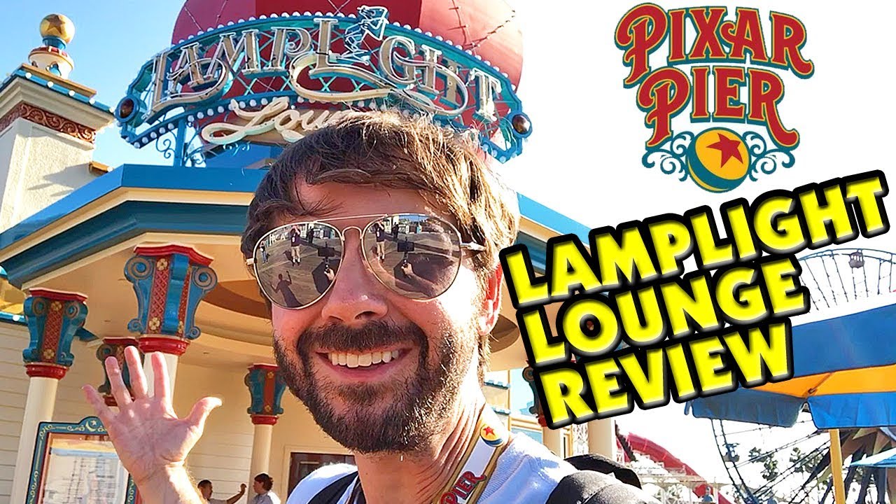 LAMPLIGHT LOUNGE Food & Drink REVIEW and TOUR! - Pixar Pier - Disney California Adventure