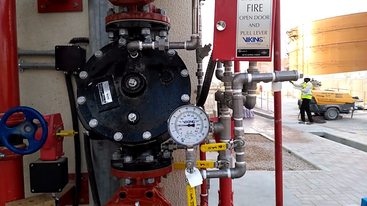 Foam Sprinkler System Test