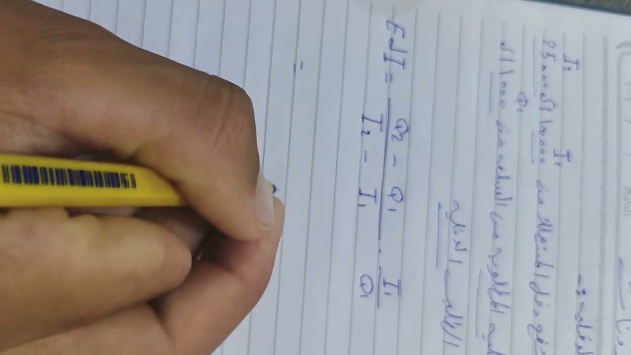 شرح اقتصاد مرونة الطلب الدخليه محاضره 2