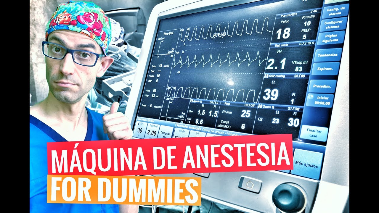 Máquina anestesia para principiantes
