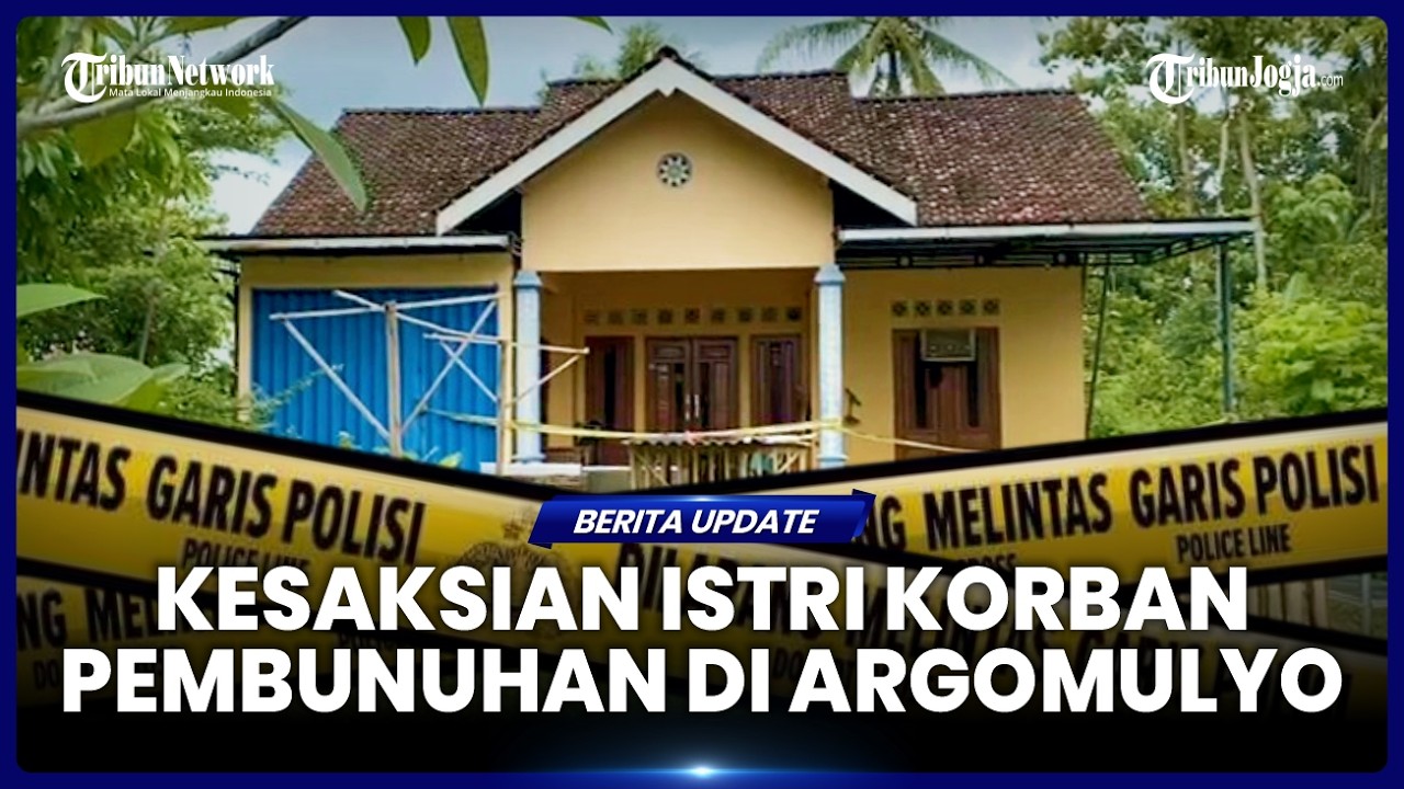PELAKU PEMBUNUHAN DI ARGOMULYO HINDARI CCTV SAAT BERAKSI, KABUR SETELAH ISTRI KORBAN TERIAK