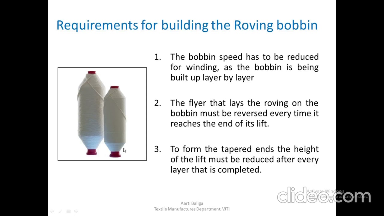 Lecture 2 Building of a Bobbin