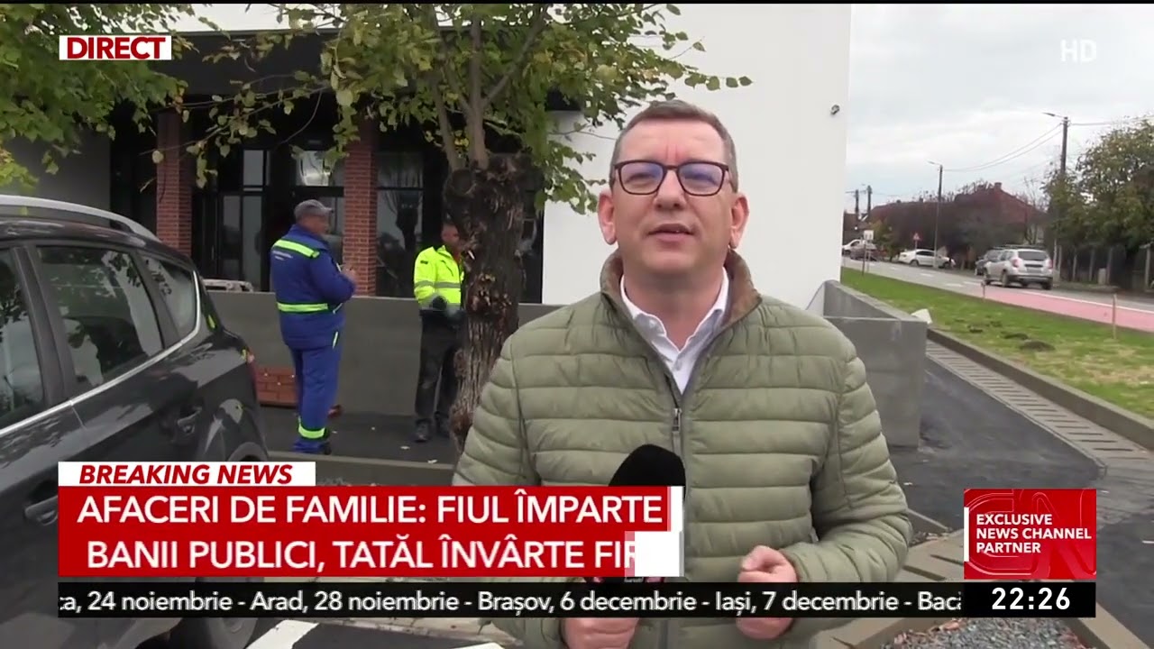 Afaceri de familie în Timiș: fiul împarte banii publici, tatăl învârte firma