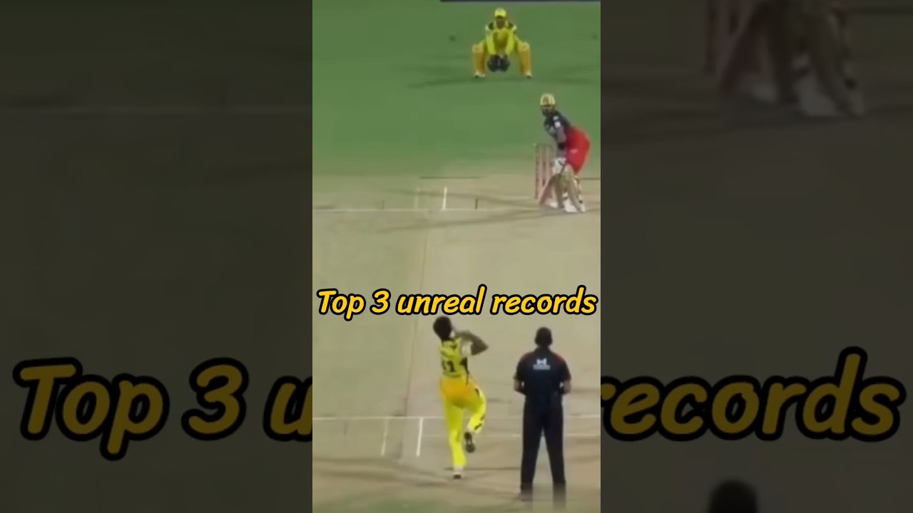Top 3 unreal records of IPL history । 
