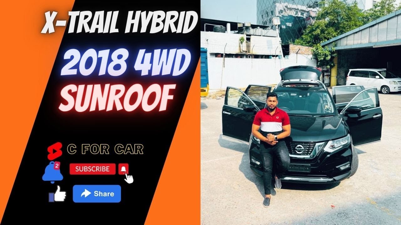 Nissan X Trail Hybrid 2018 Black 4WD Sunroof