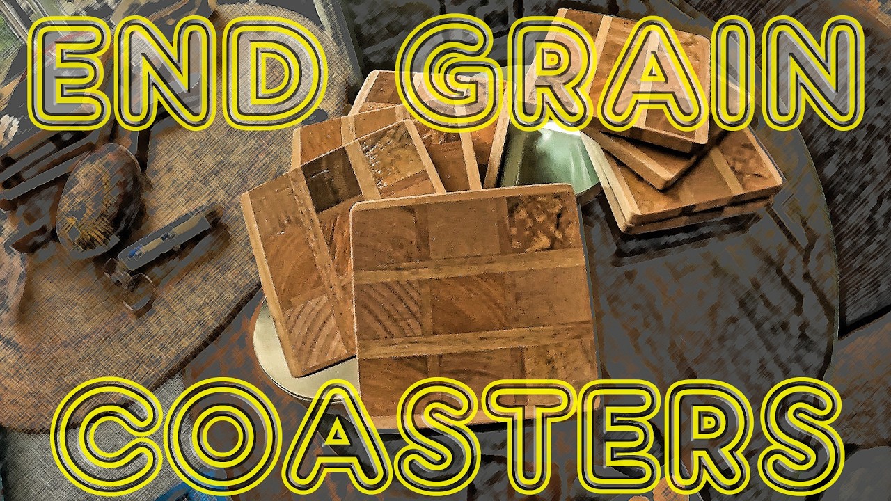 Building some End Grain Coasters Gift Ideas for Woodworking