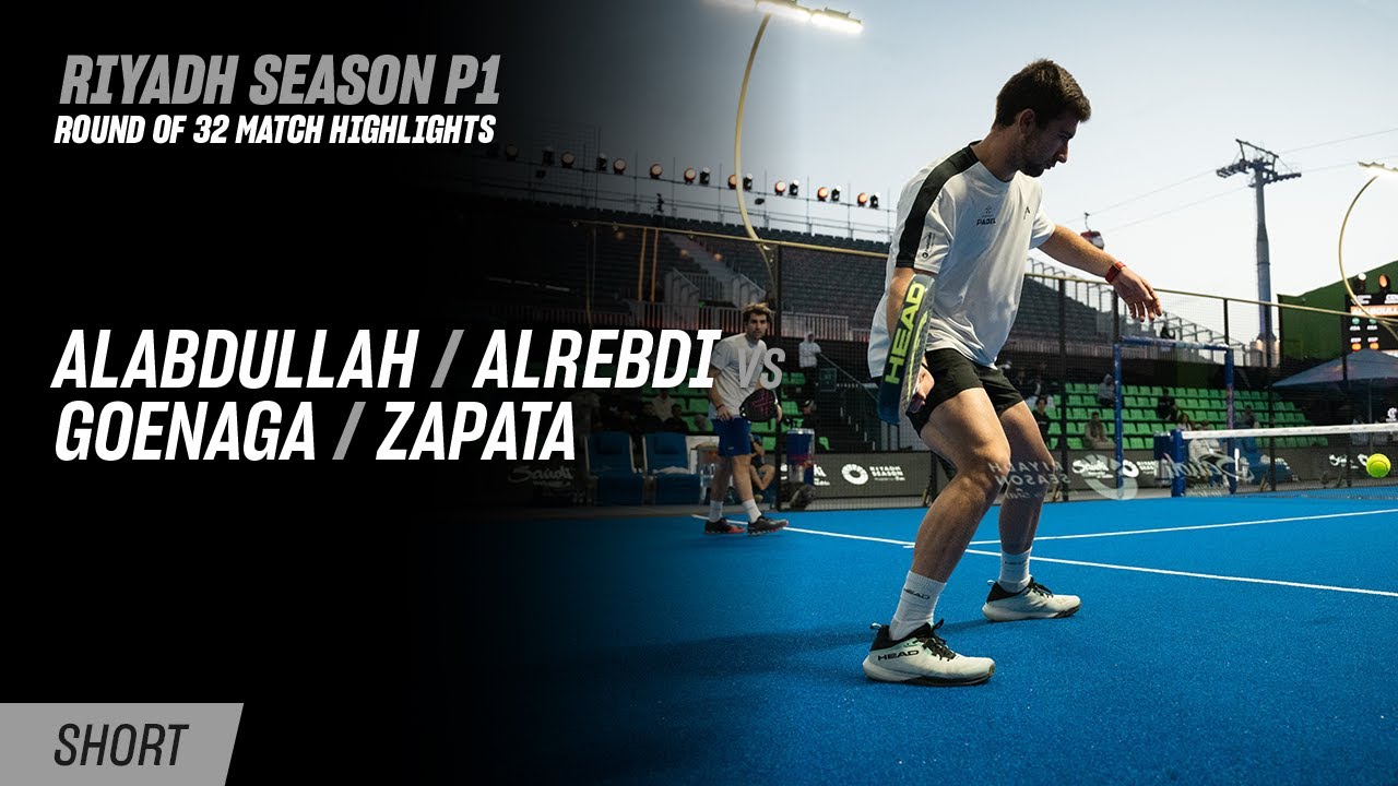 Riyadh Season Premier Padel P1 🇸🇦🎾 Alabdullah / Alrebdi vs. Goenaga / Zapata (R32 Highlight)