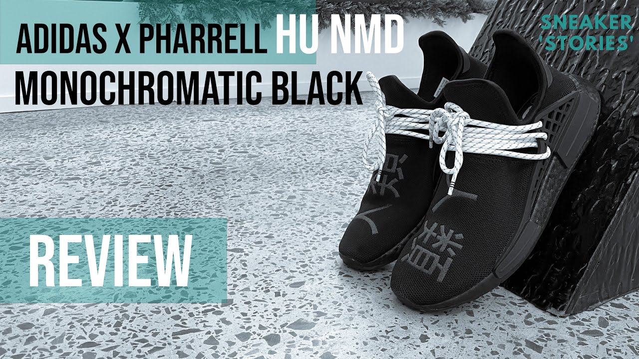 Adidas X Pharrell HU NMD Monochrome Pack 'Black' (Review)