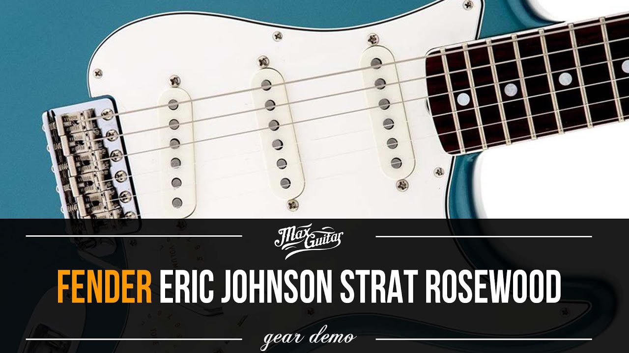 An EXTREMELY powerful Strat! The Fender Eric Johnson Rosewood Stratocaster!