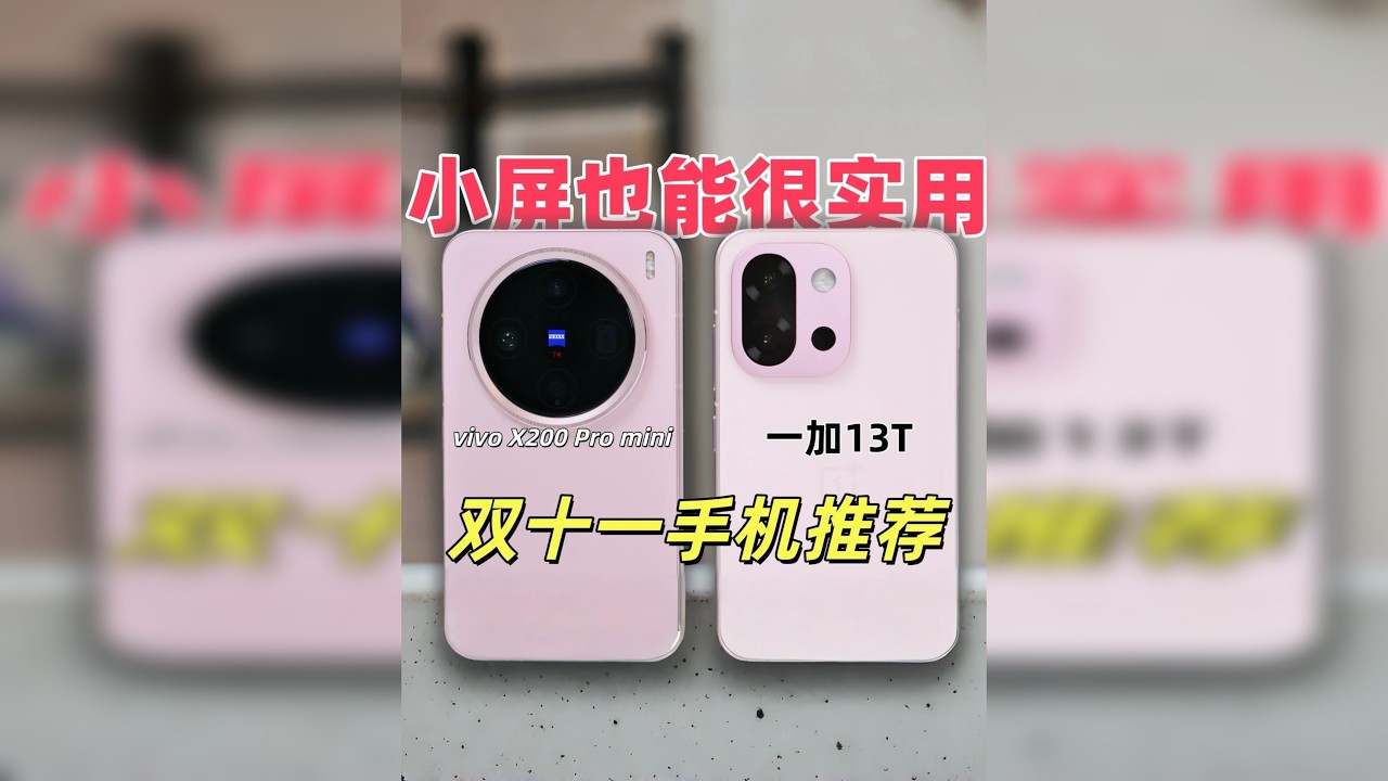 适人握持 优雅小巧，小屏手机到底实用吗？【双十一手机推荐】 适人握持 优雅小巧，小屏手机到底实用吗？vivo X200 Pro mini&一加 13T使用体验分享【双十一手机推荐】
