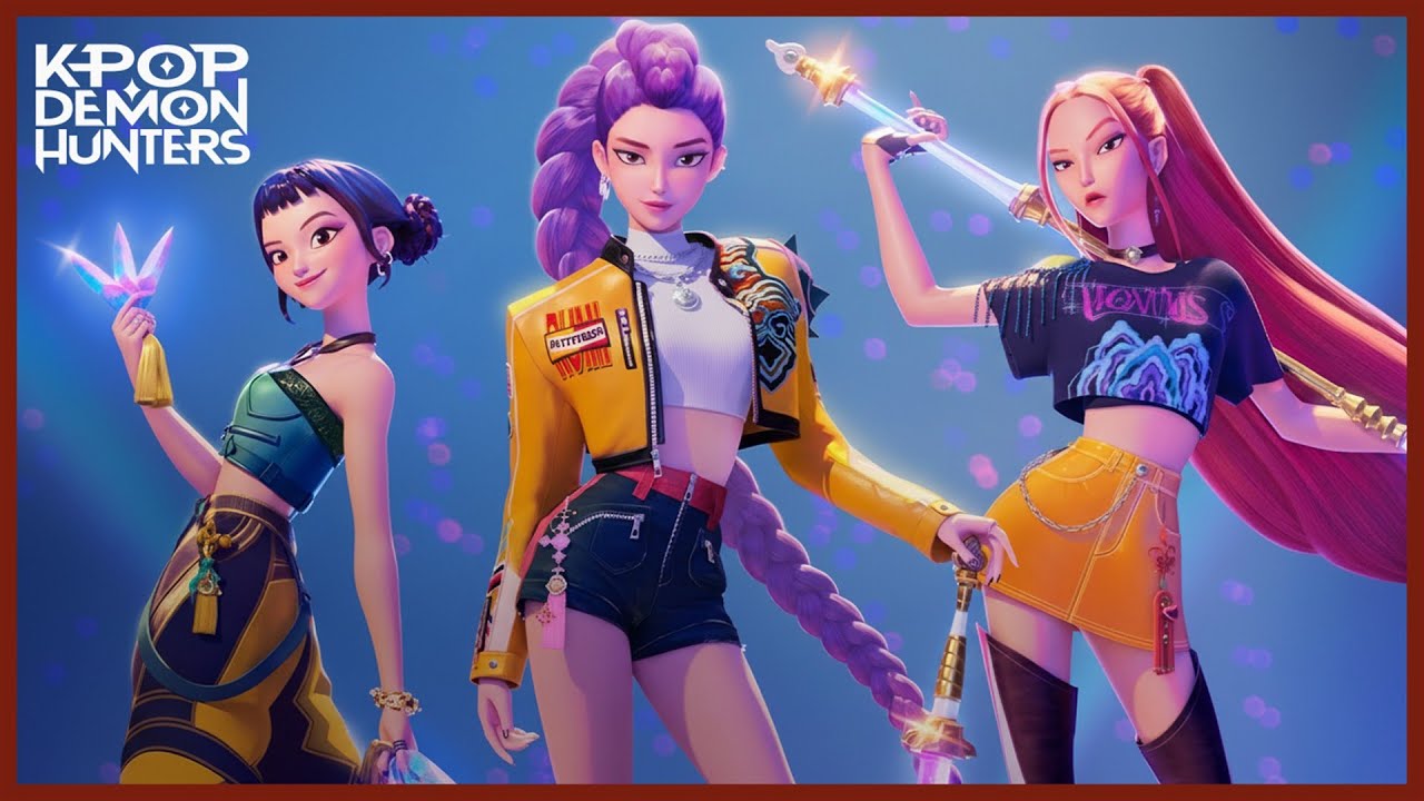 Kpop Demon Hunters - Huntrix Rumi, Mira, Zoey fight monsters - Official music video | KPDH