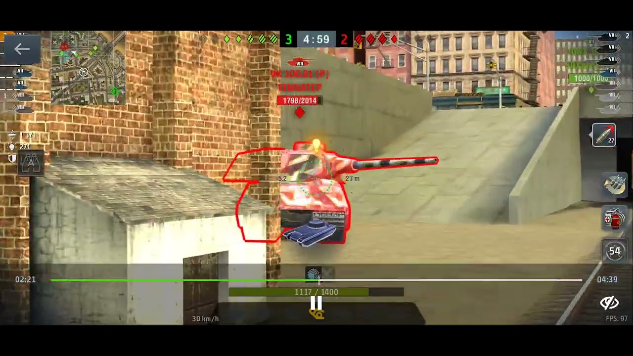 WOT Blitz Panther II Omnitron Master Gold 4 kills 4348 damage 1488 exp Jan 31 2026