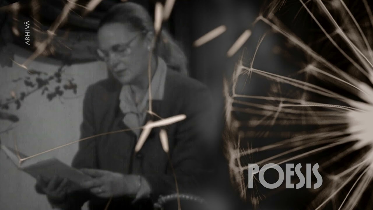 Poesis: Ilinca Tomoroveanu recitând poezii de Octavian Goga (@Arhiva TVR)
