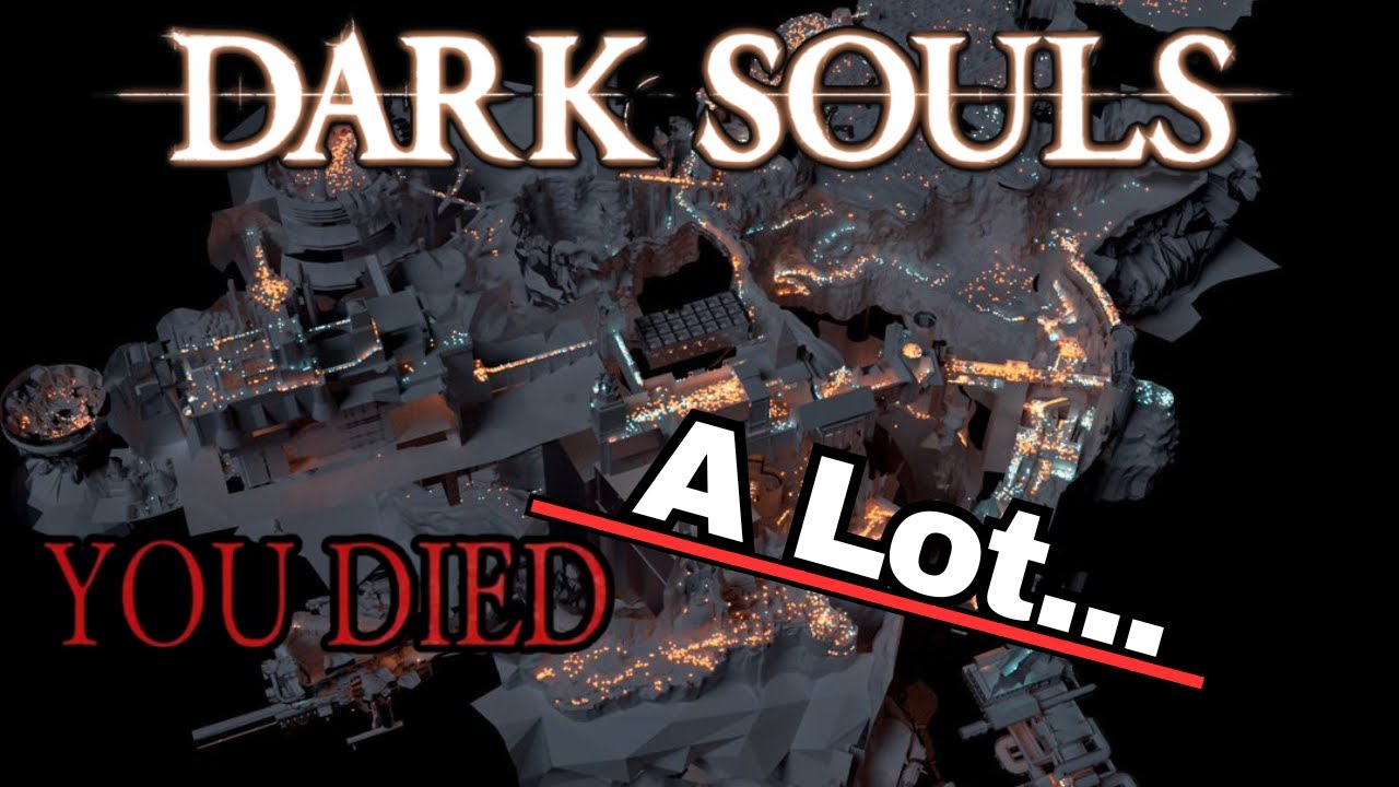Удивительные данные о том, где игроки ЧАЩЕ ВСЕГО умирают в Dark Souls