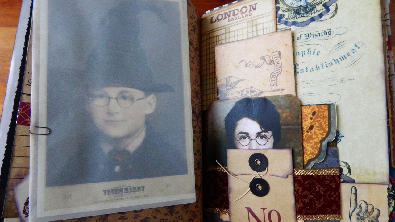 Hand-Stitched Harry Potter Fan Art Journal