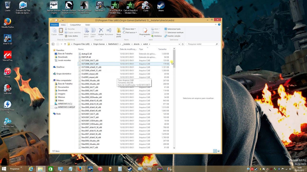 DIRECTX - Erro de Instala&ccedil;&atilde;o Origin Games (Origin Games - Install Error Fix)