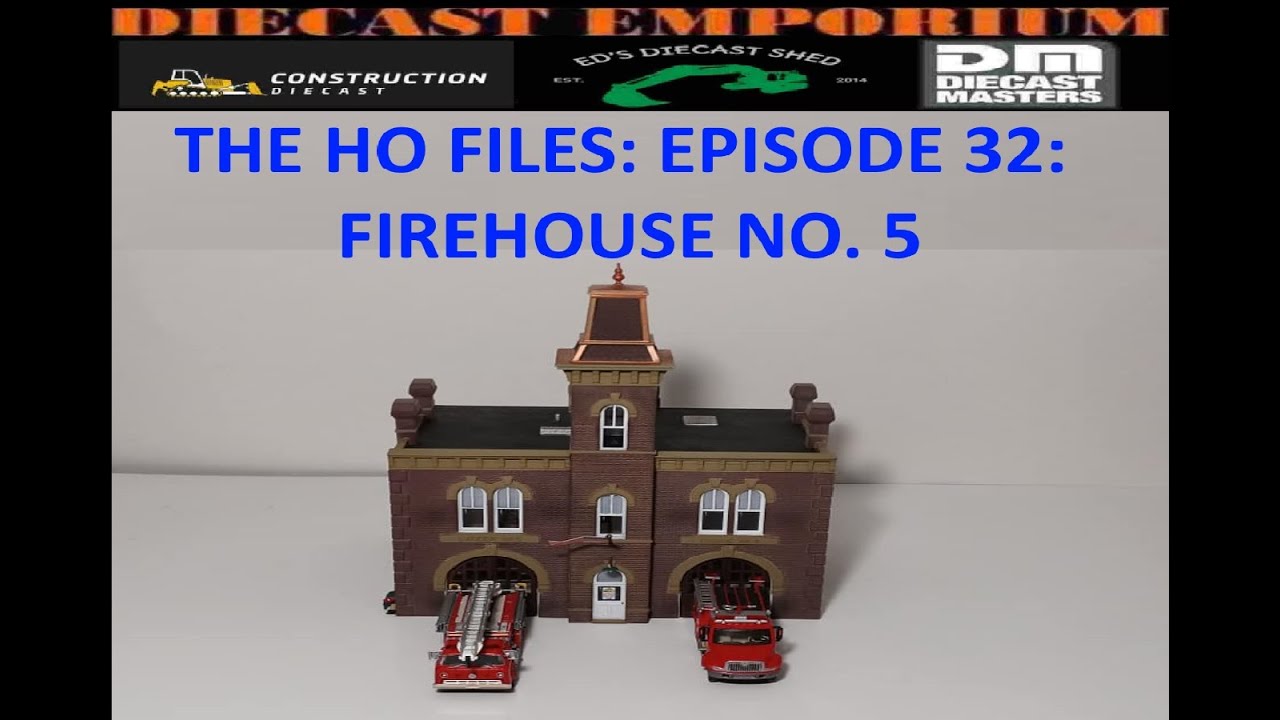The HO Files: Episode 32: Woodland Scenics Firehouse (Station 5)