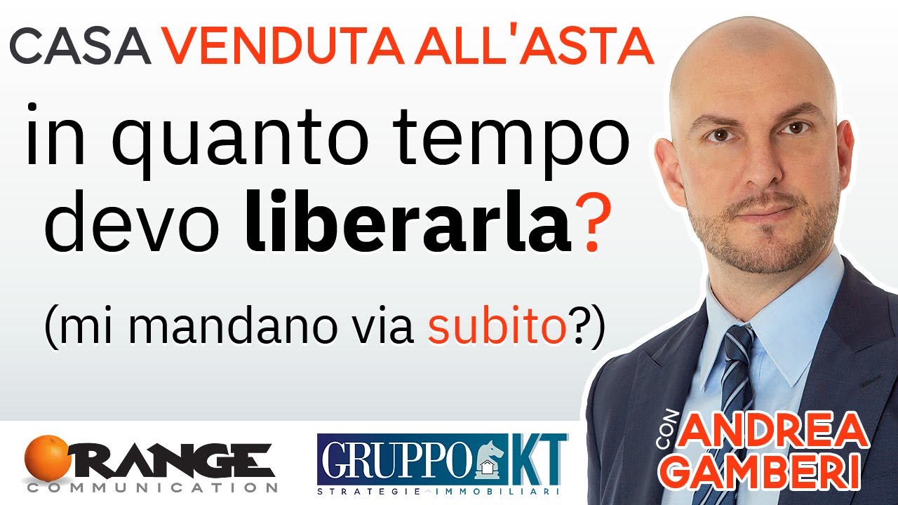 Quanto tempo ho per lasciare casa se questa viene venduta all'Asta?