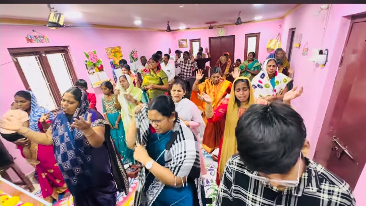 చర్చ్ 3 వర్షకొత్సవమ్ రోజు ఆరాధన,  రాజ్,  మోషే సాక్ష్యం #christianprayer #trending 