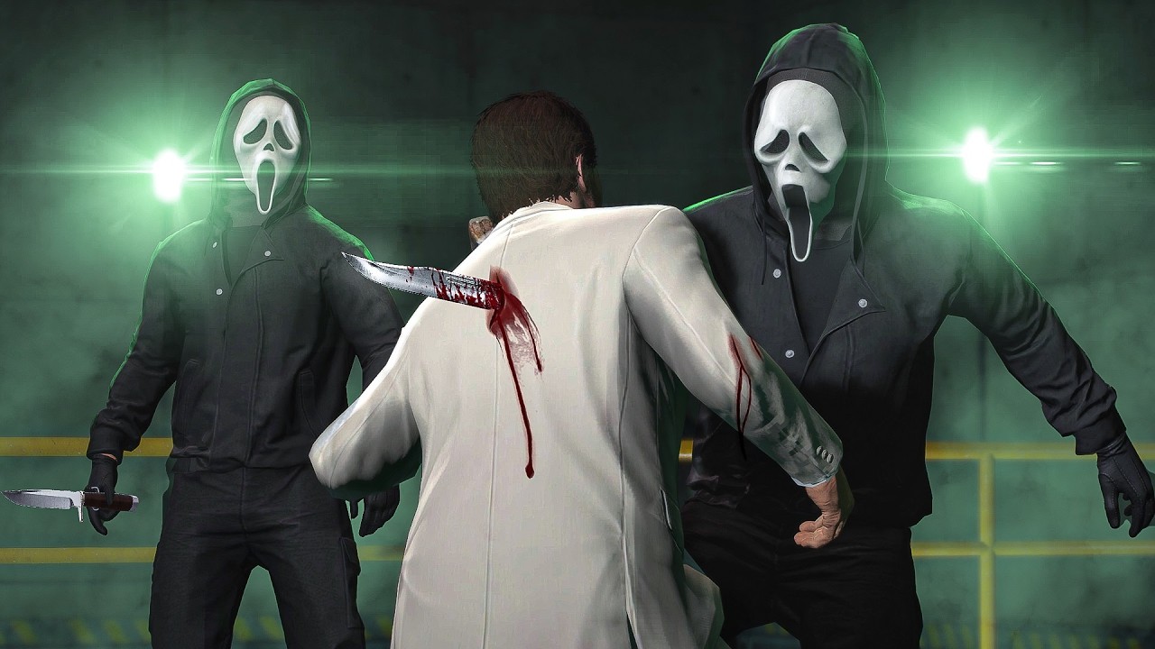 Мы выжили 100 часов в роли убийц Ghostface в GTA 5 RP
