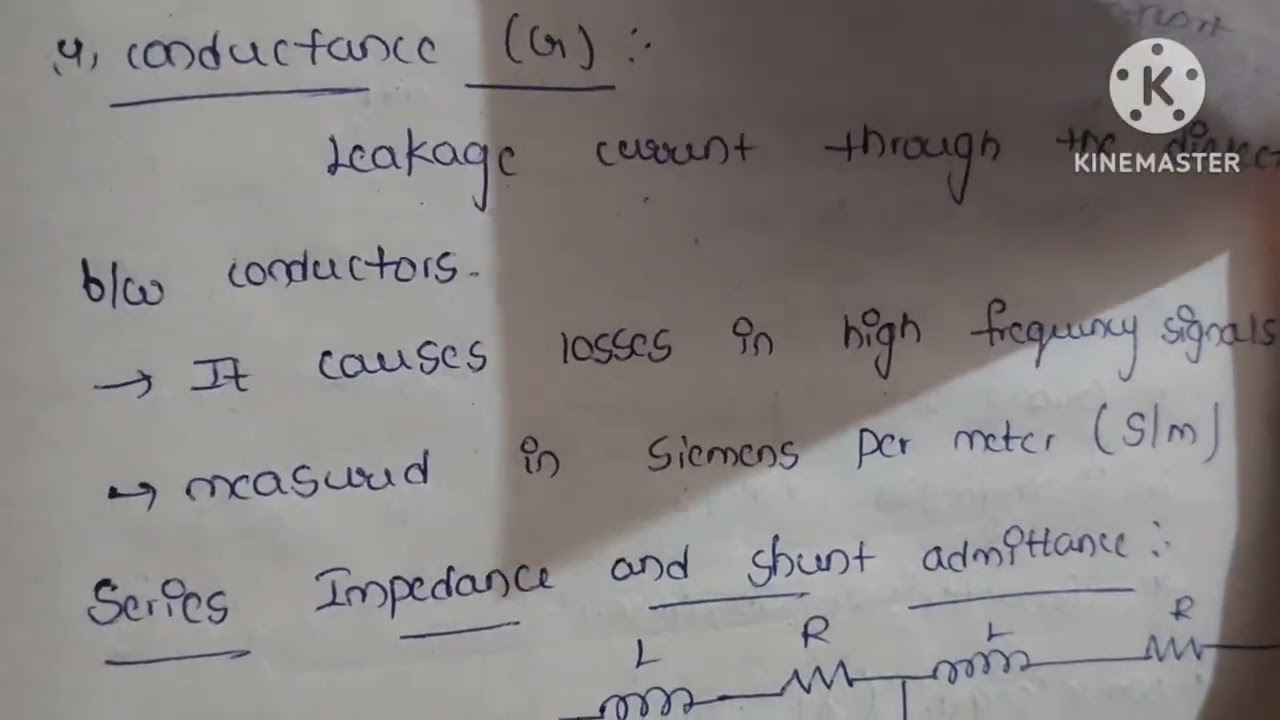 Primary constants of transmission lines in telugu ||  microwave and satellite communication systems